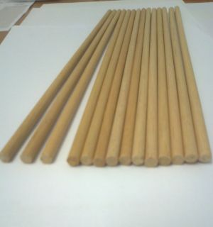 WOODEN DOWEL RODS 12MM DIAMETER FOR CRAFT AND MANY OTHER USES