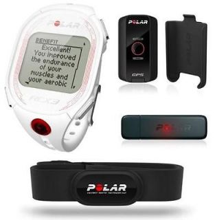 POLAR RCX3 GPS Traini Computer Watch White For Android Bike Bicycle