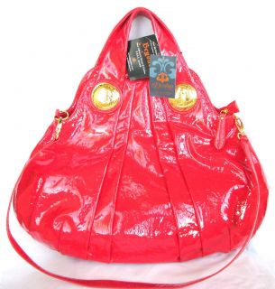 DEREON BY BEYONCE MEGA HIT SHINY RED BAG PURSE NEW