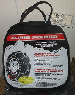 Alpine Premier 1550 Tire Snow Chains Made in Italy