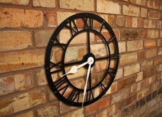 Over sized Clock, 50 cm Face Diameter, Handmade from metal steel sheet
