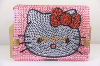 Bling Crystal Hello Kitty Cover Case Skin For  Kindle Fire HD 7