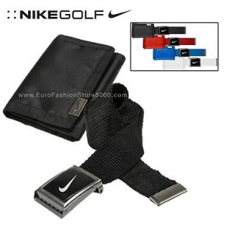 Nike Golf Trifold Wallet & Belt Gift Set 32 34 36 38 40