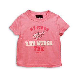 Detroit Red Wings INFANT My 1st Pink Tee by Reebok