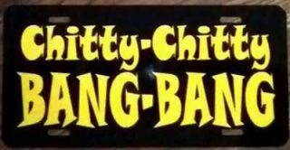 Chitty Chitty Bang Bang Car Tag License Plate