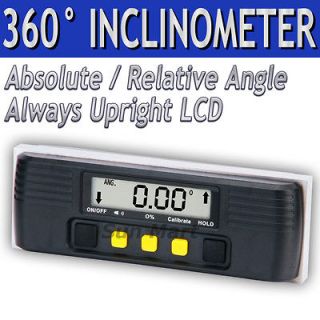 360°Digital Protractor Inclinometer Angle Meter Finder