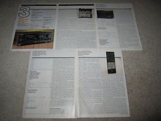 Sony TA E1000ESD Digital Preamp Review, 6 pgs, 1991