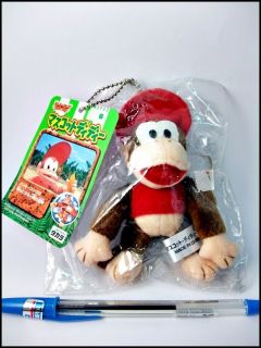 Takara Japan Nintendo Orginal Donkey Kong Diddy Mini Plush Figure rare