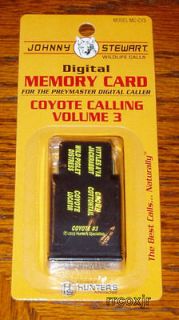 HS JOHNNY STEWART DIGITAL MEMORY CARD COYOTE CALLING VOL 3 FOR PM 3 PM