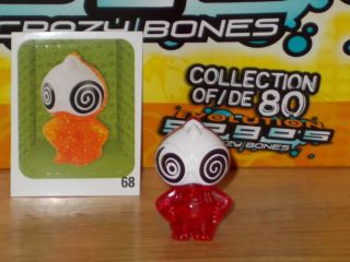 Gogos Evolution Series 2 CRAZY BONES Game Figure FLICK #68 Red w