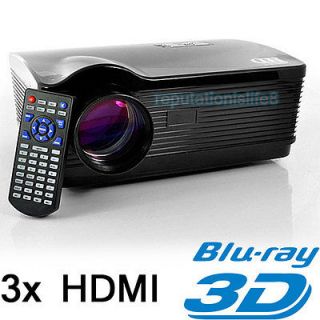HD 1080P Projector Cheap LED Projector Support PS3 DVD WII XBOX