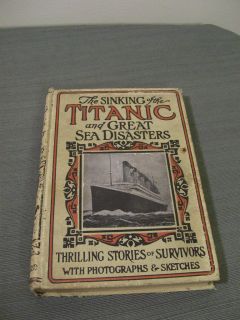 First Edition Sinking of the Titanic Disasters Halifax Maritime Museum