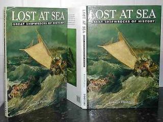 GREAT SHIPWRECKS of HISTORY Ronald Pearsall LOST at SEA HB 1st Ed