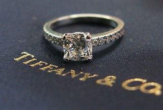 Tiffany & Co PLAT Novo Diamond Engagement Ring I VVS2 1.19CT