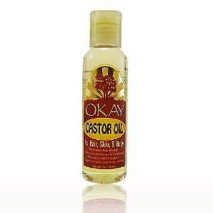 OKAY Castor Oil for Hair, Skin & Body, 2 oz.