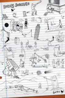 New Andy Rileys Jotter Doodles Bunny Suicides Poster