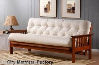 New Replacement Futon Mattress Solid Cover 8 Layer Factory Direct Full