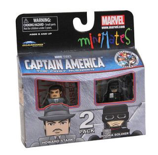CAPTAIN AMERICA MINIMATES TWO PACK   HOWARD STARK & HYDRA SOLDIER
