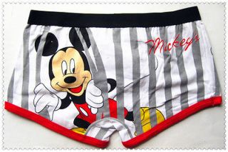 Cartoon Boxer MIckey Mouse Cotton Brief Pants shorts Mens Underwear