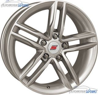 S30 5x100 +40mm Silver Wheels Rims Inch 17 (Fits Dodge Daytona