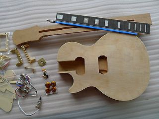 Left Hand L.P.Guitar Body + Neck + Ebony Fretboard + Bridge + Parts