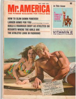 America Bodybuilding Muscle Magazine DAVE DRAPER / Betty Weider 5 69