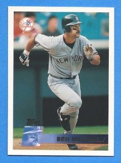 1996 Topps #185 Don Mattingly Yankees