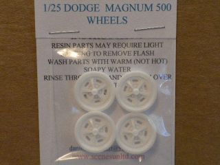 RESIN 1/25 DODGE MAGNUM 500 WHEELS M11