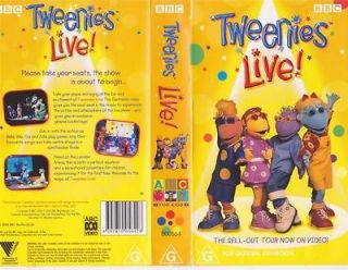 TWEENIES LIVE VHS PAL VIDEO A RARE FIND