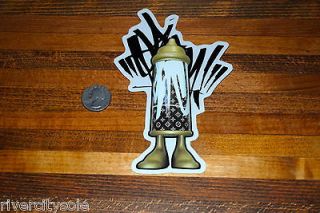 Dissizit OG Slick Spray Paint Can Character sticker decal Street