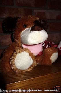 Singing Dog Puppy Puppet Close to You Valentine Lovey Brown Plush 9
