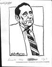 1984 Jose Napoleon Duarte   Pres. of El Salvador Sketches 3 Press