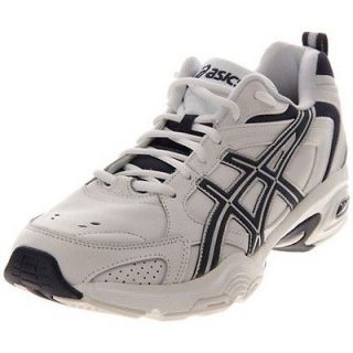 Asics Mens Gel   TRX Training Shoes White/Navy/Sil ver New