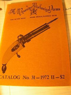 Museum of Historical Arms Catalog 1972 II Winchester 1876 , Chuckram