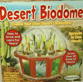 DuneCraft Dome Terrariums Desert Biodome DB 0156 bio dome cactus,red