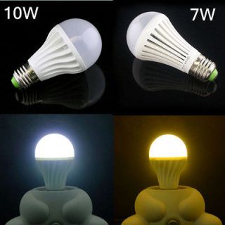 E27 7W 10W Energy Saving LED Lamp Bulb Light AC85V 260V Super Bright
