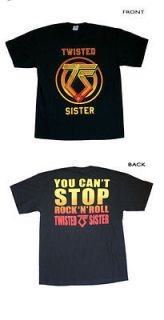 Twisted Sister   You cant Stop Rock N Roll T Shirt
