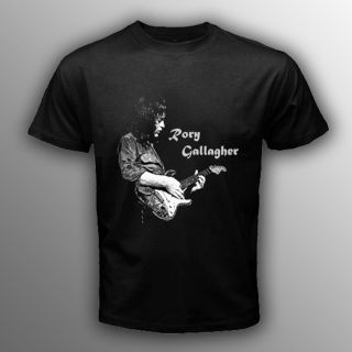 New RORY GALLAGHER Guitar Hero Blues Fender Black T SHIRT Size S 3XL