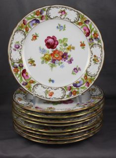 Schumann Empress Dresden Flowers Salad plate (A)