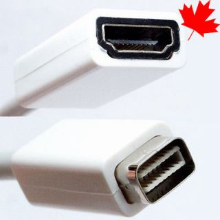 MINI DVI TO HDMI ADAPTER VIDEO CABLE FOR APPLE IMAC G4 MACBOOK