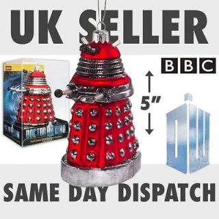 Doctor Dr Who Dalek Christmas Xmas Tree Decorations Ornament Bauble