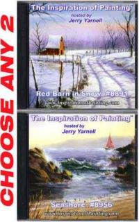 ANY 2 Jerry Yarnell Inspiration of Painting art dvds