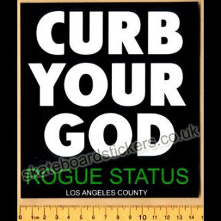Rogue Status Skateboard MX Sticker Rob Dyrdek New Skate