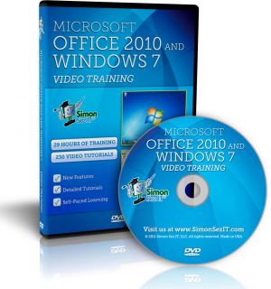 MICROSOFT OFFICE 2010 TUTORIALS & WINDOWS 7 TRAINING   230 VIDEOS   29