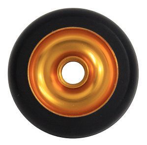 EAGLE SPORT 100MM BLACK ANODISED GOLD METAL CORE SCOOTER WHEEL extreme