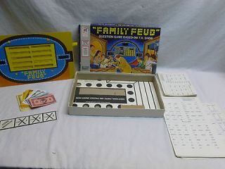 Vtg Retro 70s 1977 Milton Bradley Question TV Show Family Feud Board