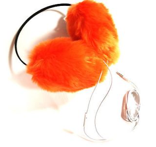 EAR DREAMS ANIMAL EARMUFFS EAR WARMERS WITH HEADPHONES ATTACHED by D&Y