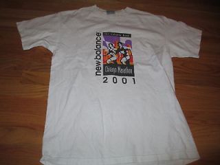 New Balance 2001 CHICAGO MARATHON The LaSalle Bank (LG) T Shirt