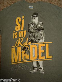 Duck Dynasty Si Is My Role Model Tv Show A&E Green T Shirt