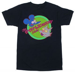 Itchy And Scratchy   Simpsons Sheer T shirt